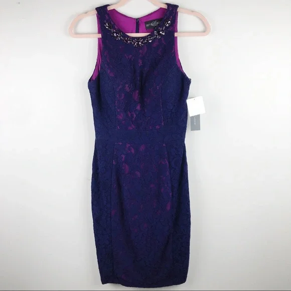 Betsy & Adam | Dresses | Betsy Adam Nwt Navy Lace Overlay Sheath Dress Cocktail Wedding Guest Size 6 | Poshmark Betsy & Adam | Dresses | Betsy Adam Nwt Navy Lace Overlay Sheath Dress Cocktail Wedding Guest Size 6 | Poshmark